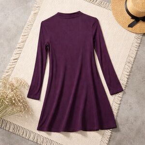 Forever 21 Ribbed Purple Top